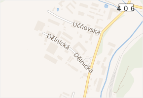 Dělnická v obci Dačice - mapa ulice