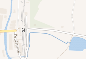 Družstevní v obci Dačice - mapa ulice