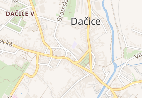Neulingerova v obci Dačice - mapa ulice