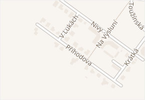 Příhodova v obci Dačice - mapa ulice