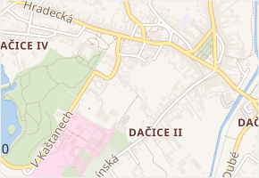 Soukenická v obci Dačice - mapa ulice