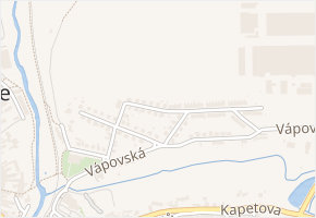 Švabinského v obci Dačice - mapa ulice