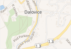 Široká v obci Dalovice - mapa ulice
