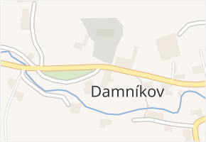 Damníkov v obci Damníkov - mapa části obce