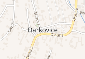 Darkovice v obci Darkovice - mapa části obce