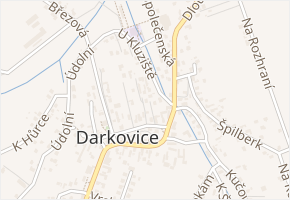 Na Malé Straně v obci Darkovice - mapa ulice