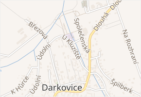 U Kluziště v obci Darkovice - mapa ulice