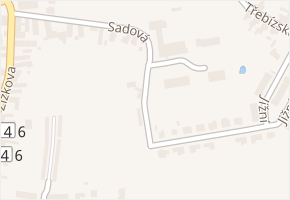 Sadová v obci Dašice - mapa ulice