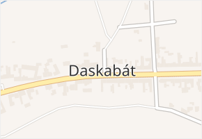 Daskabát v obci Daskabát - mapa části obce