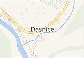 Dasnice v obci Dasnice - mapa části obce