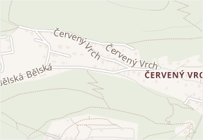 Bělská v obci Děčín - mapa ulice