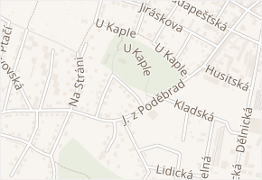 Chrástecká v obci Děčín - mapa ulice