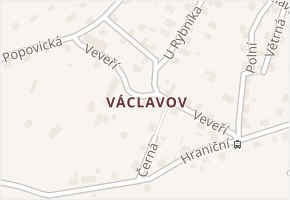 Děčín XXII-Václavov v obci Děčín - mapa části obce