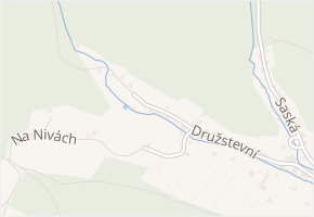 Družstevní v obci Děčín - mapa ulice