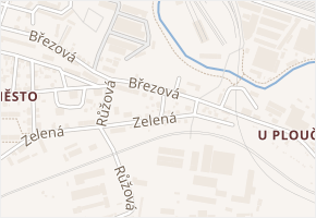 Hradecká v obci Děčín - mapa ulice