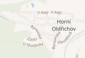 Mošnova v obci Děčín - mapa ulice