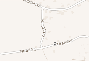 Na Skluzu v obci Děčín - mapa ulice