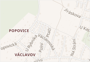 Na Svahu v obci Děčín - mapa ulice