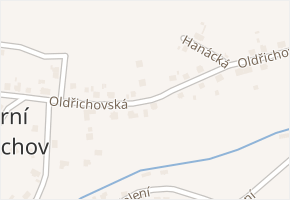 Oldřichovská v obci Děčín - mapa ulice