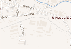 Pod Chlumem v obci Děčín - mapa ulice