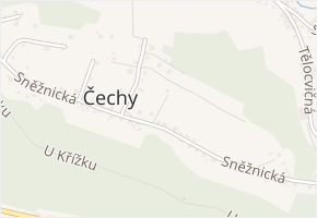 Pod Písečným Vrchem v obci Děčín - mapa ulice