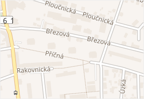 Příčná v obci Děčín - mapa ulice