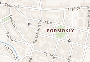 Prokopa Holého v obci Děčín - mapa ulice