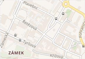 Řetězová v obci Děčín - mapa ulice