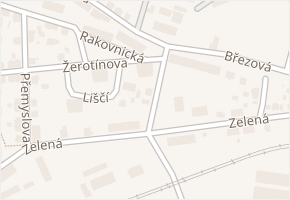 Růžová v obci Děčín - mapa ulice