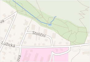 Stoliční v obci Děčín - mapa ulice