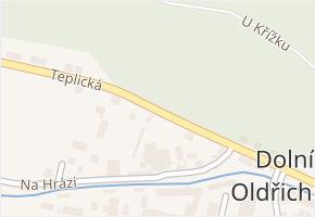 Teplická v obci Děčín - mapa ulice