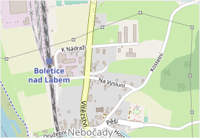 Topolová v obci Děčín - mapa ulice