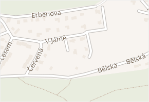 Trnková v obci Děčín - mapa ulice