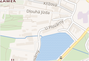 U Plovárny v obci Děčín - mapa ulice