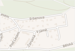 V Jámě v obci Děčín - mapa ulice