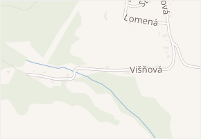Višňová v obci Děčín - mapa ulice
