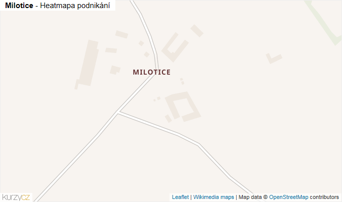 Mapa Milotice - Firmy v části obce.