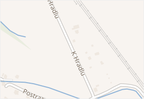 K Hradlu v obci Děhylov - mapa ulice