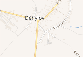 Obchodní v obci Děhylov - mapa ulice