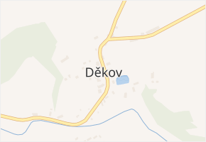 Děkov v obci Děkov - mapa části obce
