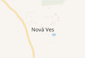 Nová Ves v obci Děkov - mapa části obce