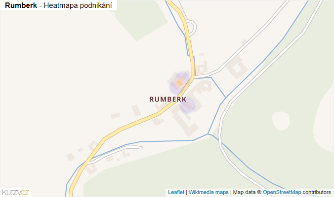Mapa Rumberk - Firmy v části obce.