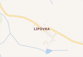 Lipovka v obci Deštná - mapa části obce
