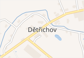 Dětřichov v obci Dětřichov - mapa části obce