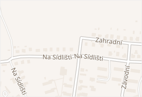 Na Sídlišti v obci Divišov - mapa ulice