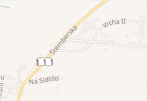 Na Vrších v obci Divišov - mapa ulice