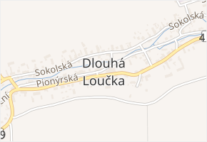 Švehlova v obci Dlouhá Loučka - mapa ulice