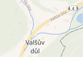 Valšův Důl v obci Dlouhá Loučka - mapa ulice