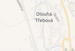 Malá strana v obci Dlouhá Třebová - mapa ulice