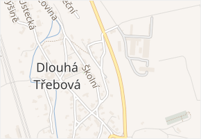 Panský kopec v obci Dlouhá Třebová - mapa ulice